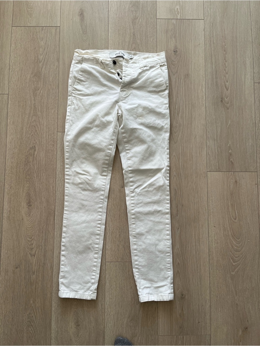 Topman White Slim Chino Pants